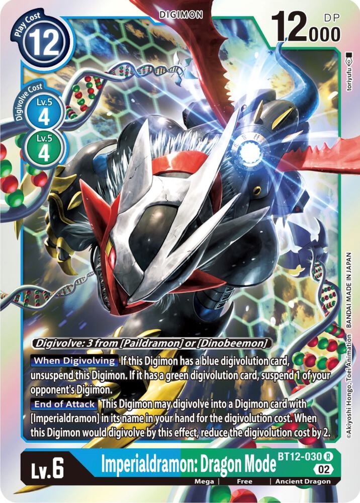 Imperialdramon: Dragon Mode-Across Time-Rare-Foil