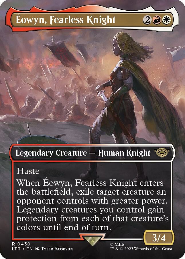 Eowyn, Fearless Knight (Borderless)-Universes Beyond: The Lord of the Rings: Tales of Middle-earth-R-Foil