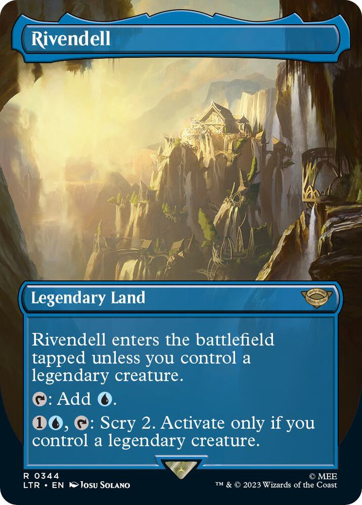 Rivendell (Borderless)-Universes Beyond: The Lord of the Rings: Tales of Middle-earth-R-Foil