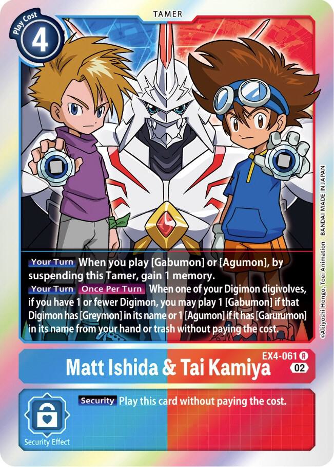 Matt Ishida & Tai Kamiya-Alternative Being Booster-Rare-Foil