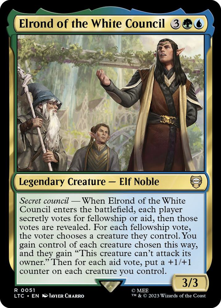 Elrond of the White Council-Commander: The Lord of the Rings: Tales of Middle-earth-R-Normal