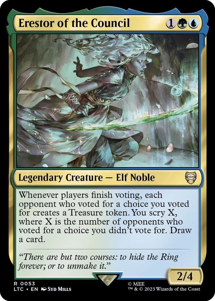 Erestor of the Council-Commander: The Lord of the Rings: Tales of Middle-earth-R-Normal