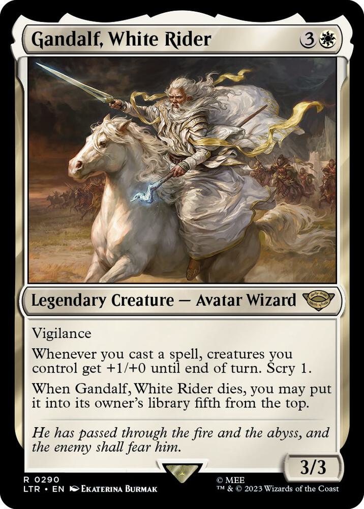 Gandalf, White Rider-Universes Beyond: The Lord of the Rings: Tales of Middle-earth-R-Normal