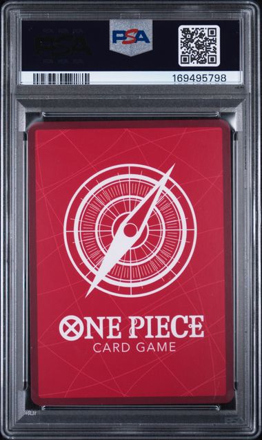 2025 ONE PIECE OP13-CARRYING ON HIS WILL #001 MONKEY D. LUFFY ALTERNATE ART PSA 10