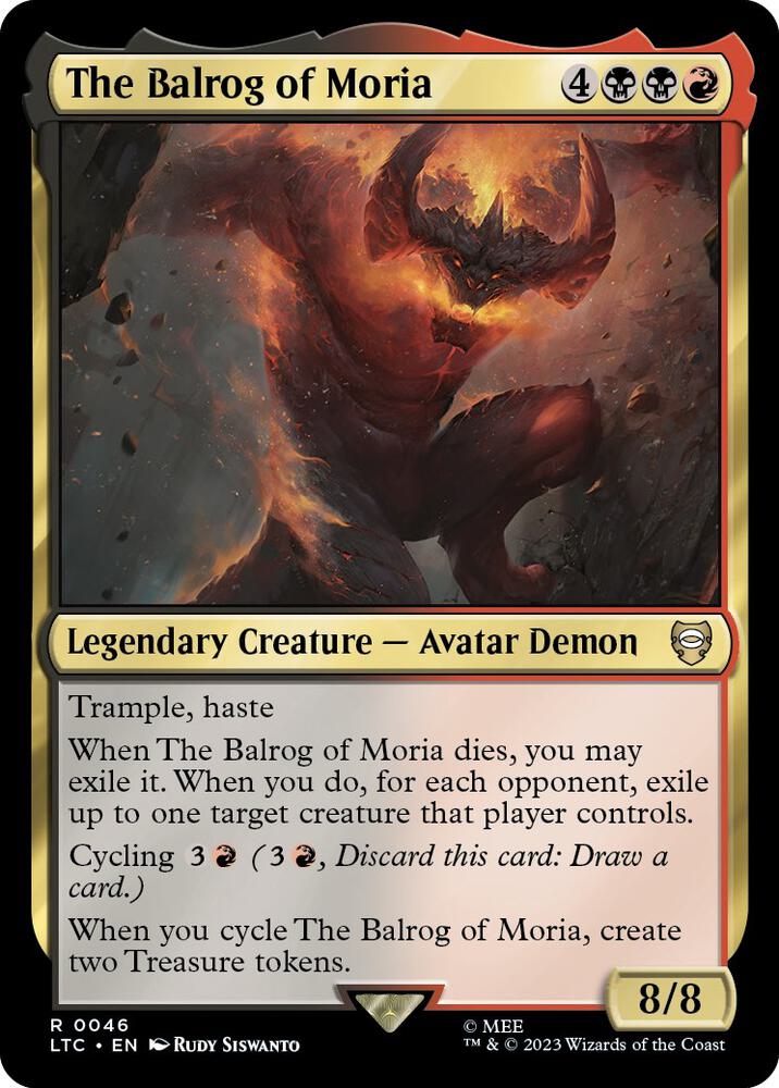 The Balrog of Moria-Commander: The Lord of the Rings: Tales of Middle-earth-R-Normal
