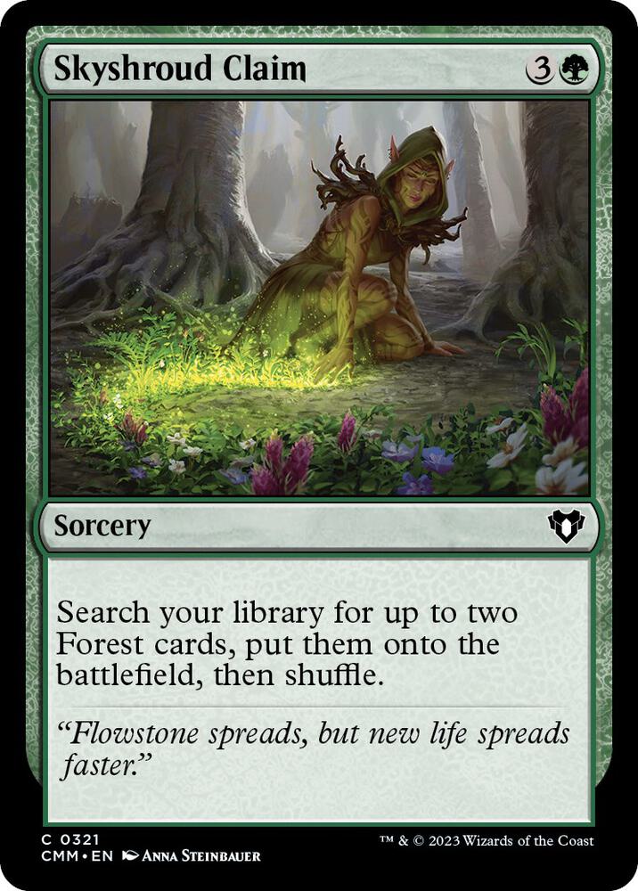 Skyshroud Claim-Commander Masters-C-Foil