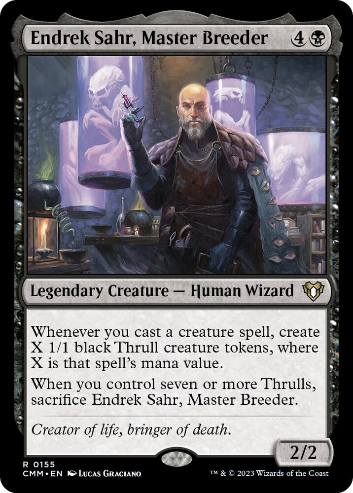 Endrek Sahr, Master Breeder-Commander Masters-R-Normal