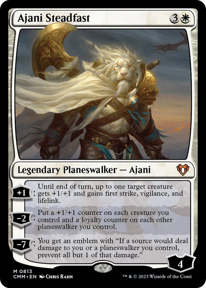 Ajani Steadfast-Commander Masters-M-Normal