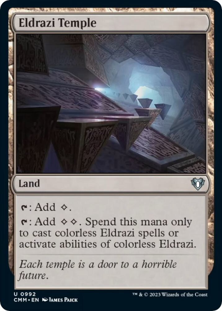 Eldrazi Temple-Commander Masters-U-Normal