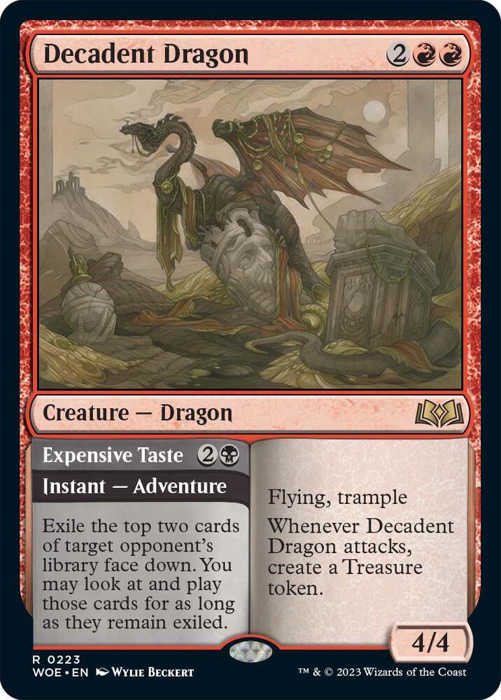 Decadent Dragon-Wilds of Eldraine-R-Normal