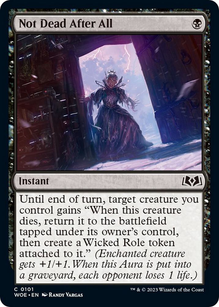 Not Dead After All-Wilds of Eldraine-C-Normal