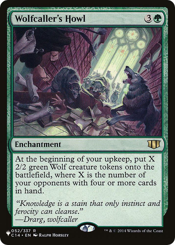 Wolfcaller's Howl-The List Reprints-R-Normal