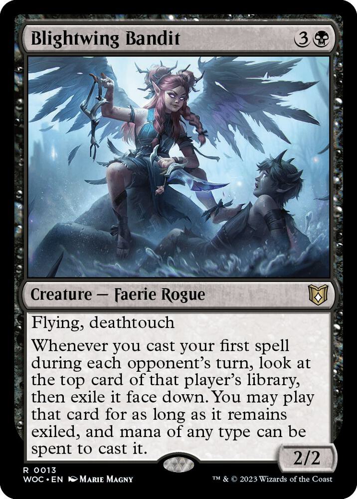 Blightwing Bandit-Commander: Wilds of Eldraine-R-Normal