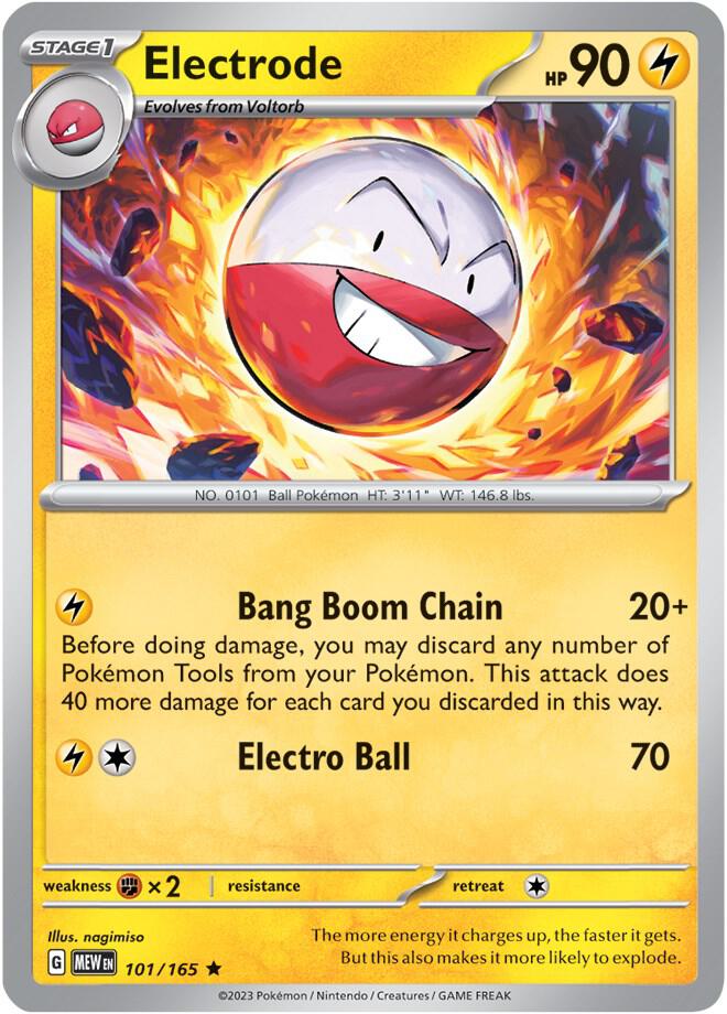 Electrode-SV: Scarlet & Violet 151-Rare-Reverse Holofoil