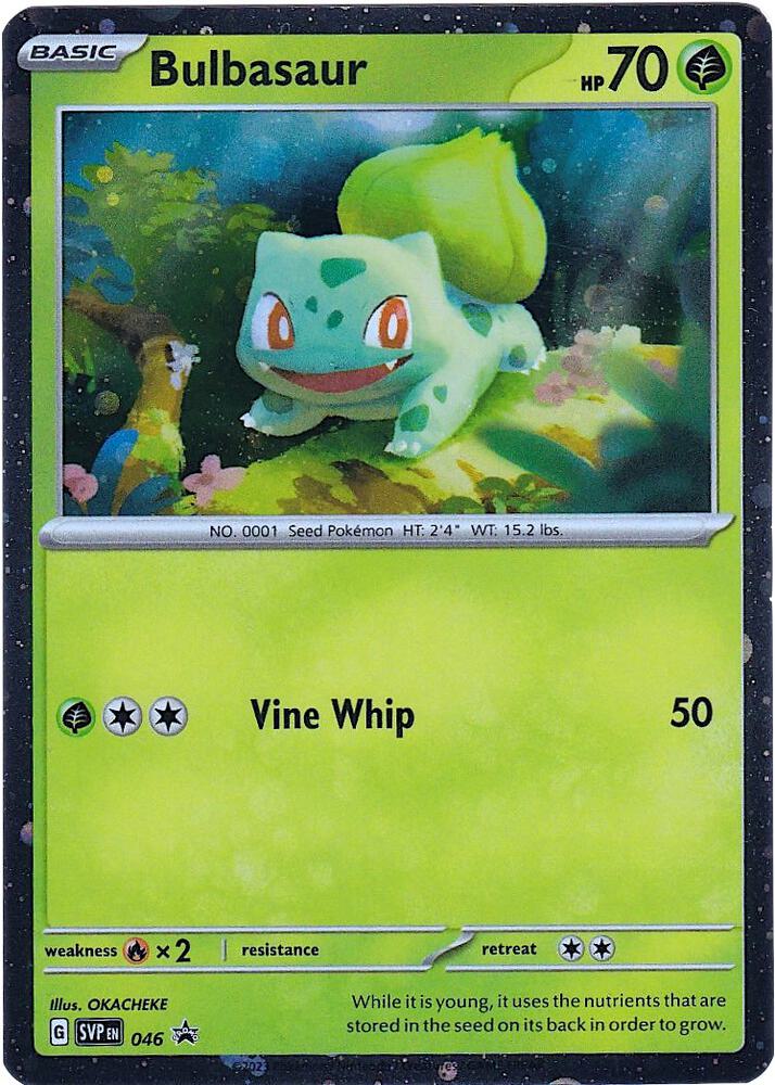 Bulbasaur - 046 (Cosmos Holo)-SV: Scarlet & Violet Promo Cards-Promo-Holofoil