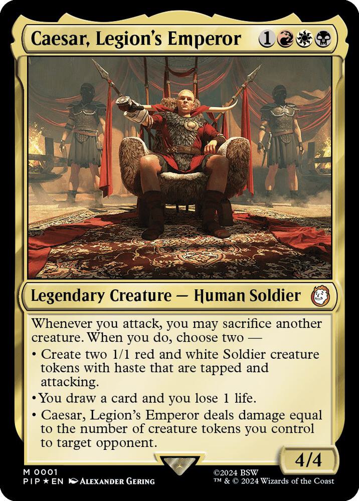 Caesar, Legion's Emperor-Universes Beyond: Fallout-M-Foil