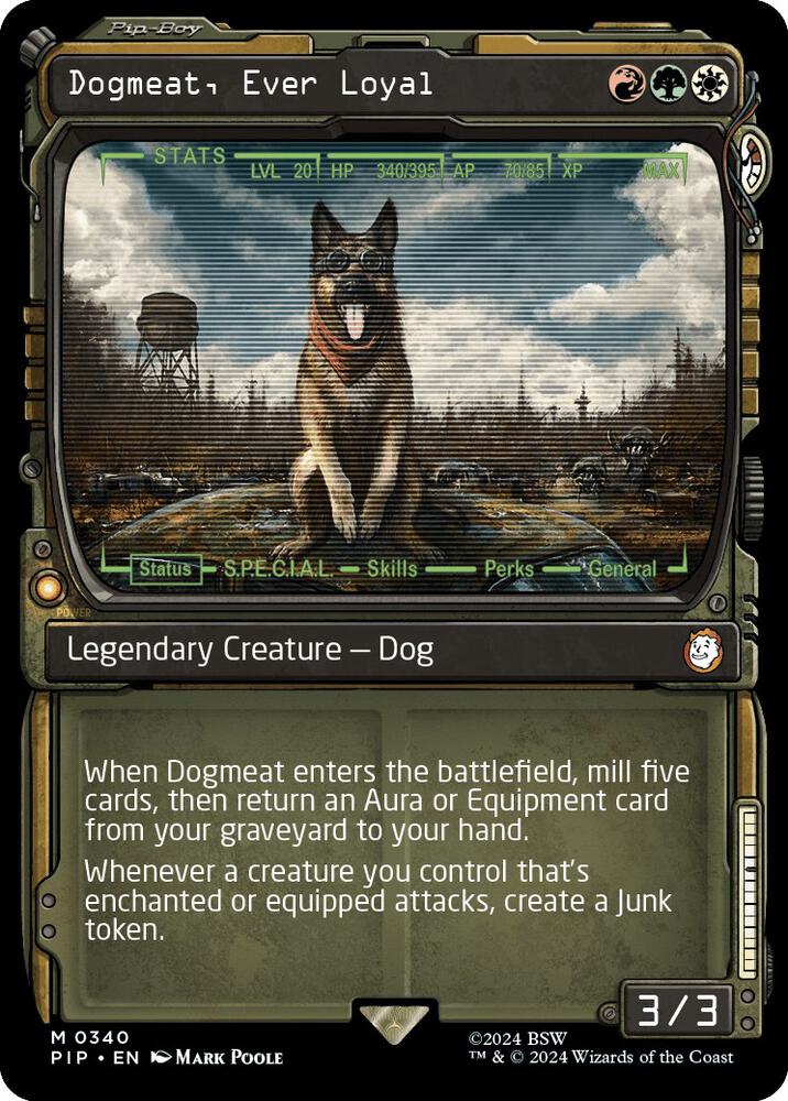 Dogmeat, Ever Loyal (Showcase)-Universes Beyond: Fallout-M-Normal