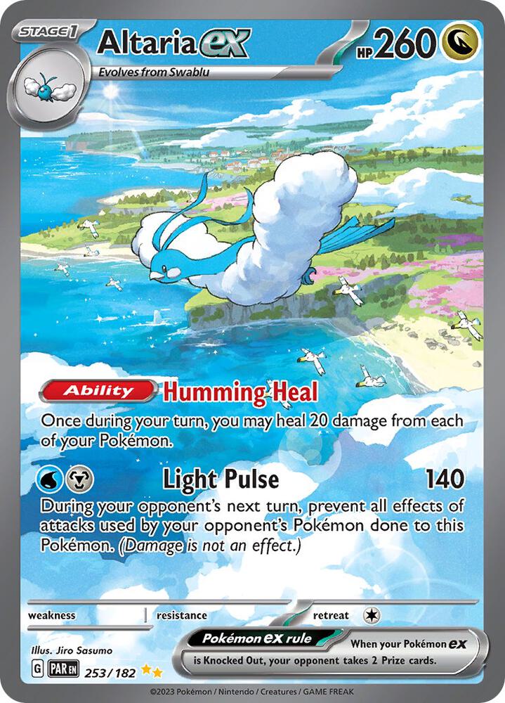 Altaria ex - 253/182-SV04: Paradox Rift-Special Illustration Rare-Holofoil