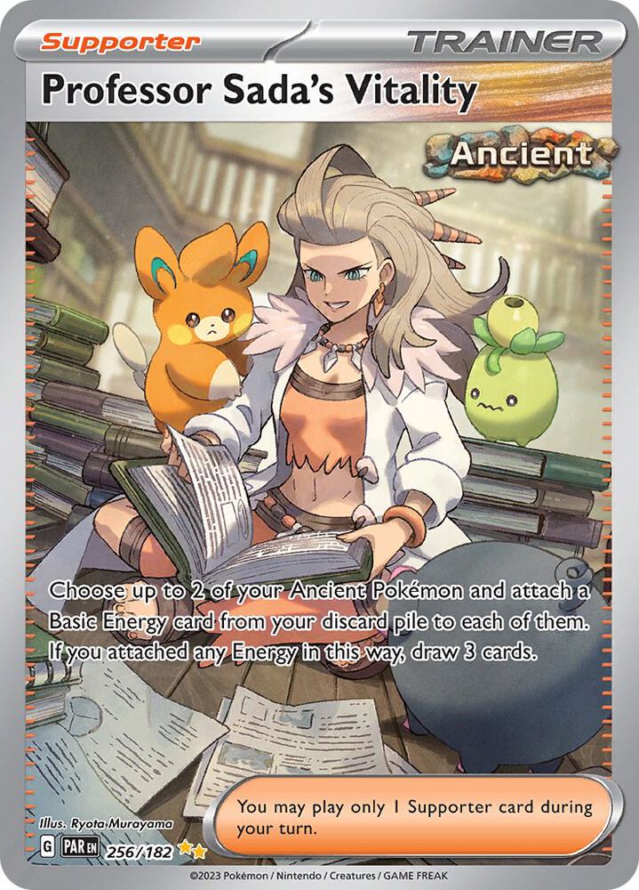 Professor Sada's Vitality - 256/182-SV04: Paradox Rift-Special Illustration Rare-Holofoil