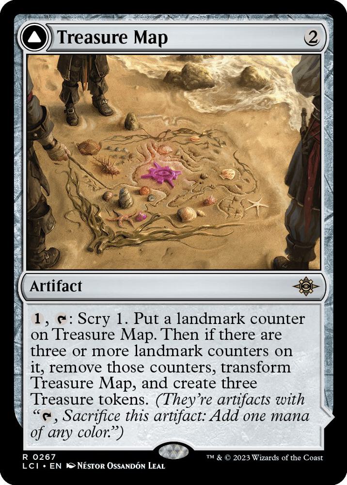 Treasure Map-The Lost Caverns of Ixalan-R-Foil