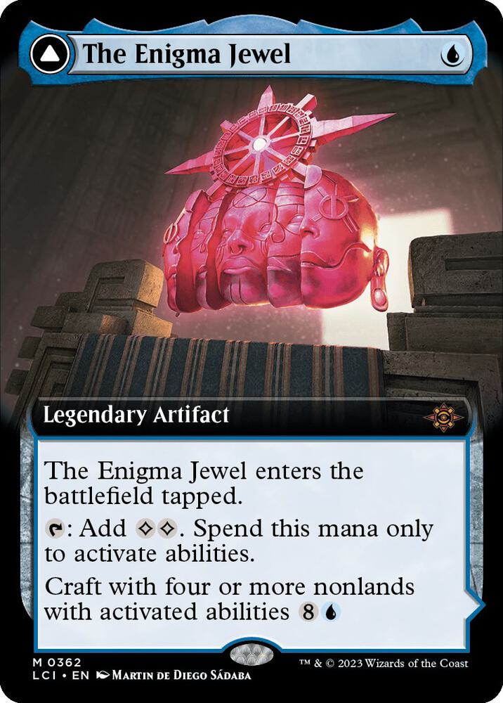 The Enigma Jewel (Extended Art)-The Lost Caverns of Ixalan-M-Normal