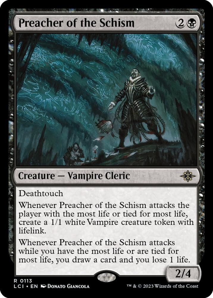 Preacher of the Schism-The Lost Caverns of Ixalan-R-Normal
