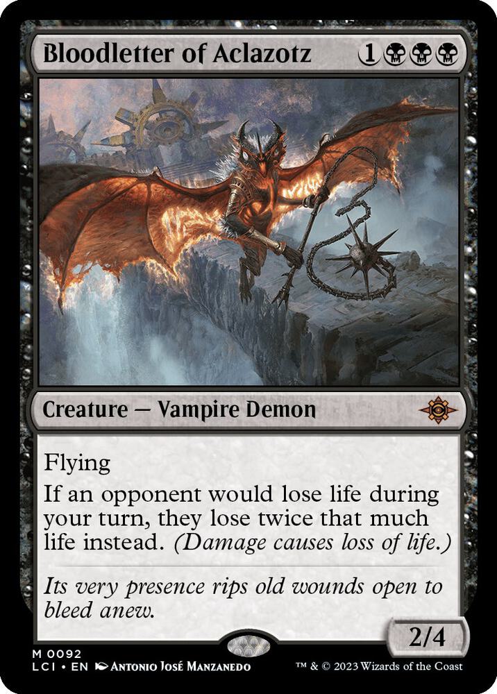 Bloodletter of Aclazotz-The Lost Caverns of Ixalan-M-Normal