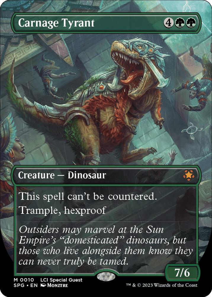 Carnage Tyrant (Borderless)-Special Guests-M-Normal