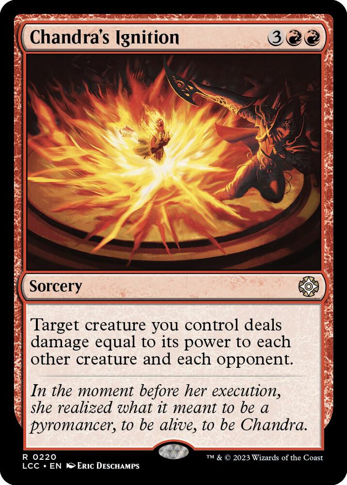 Chandra's Ignition-Commander: The Lost Caverns of Ixalan-R-Normal