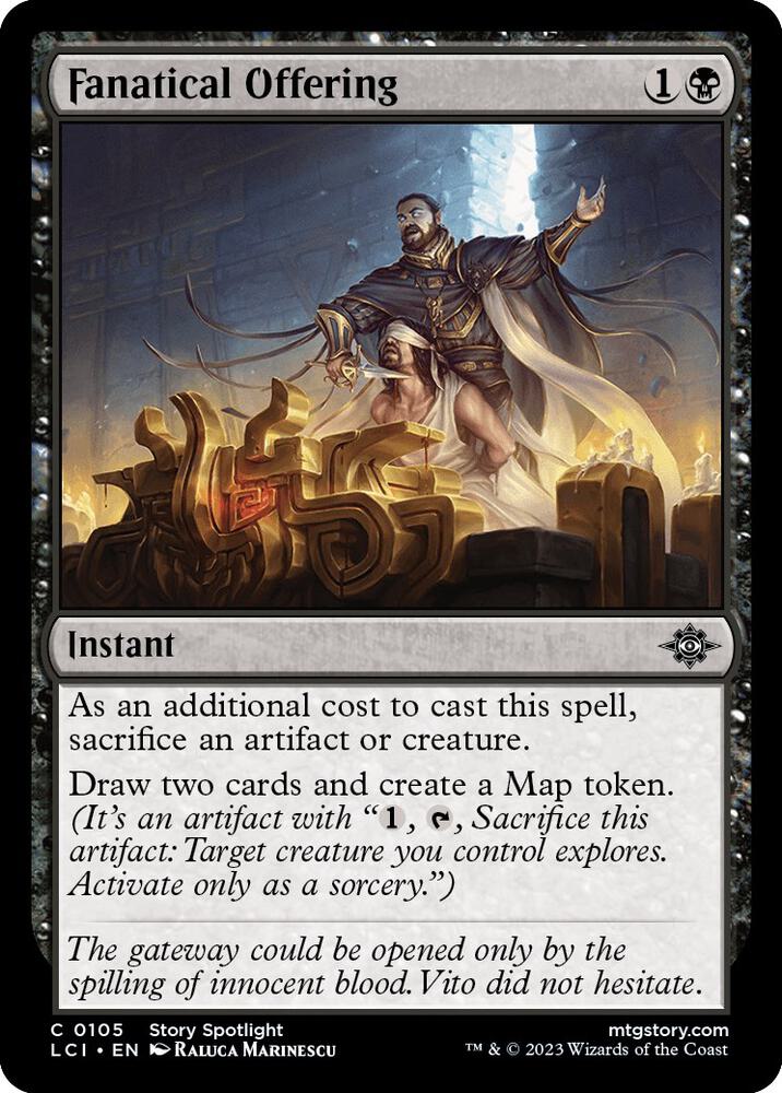 Fanatical Offering-The Lost Caverns of Ixalan-C-Normal