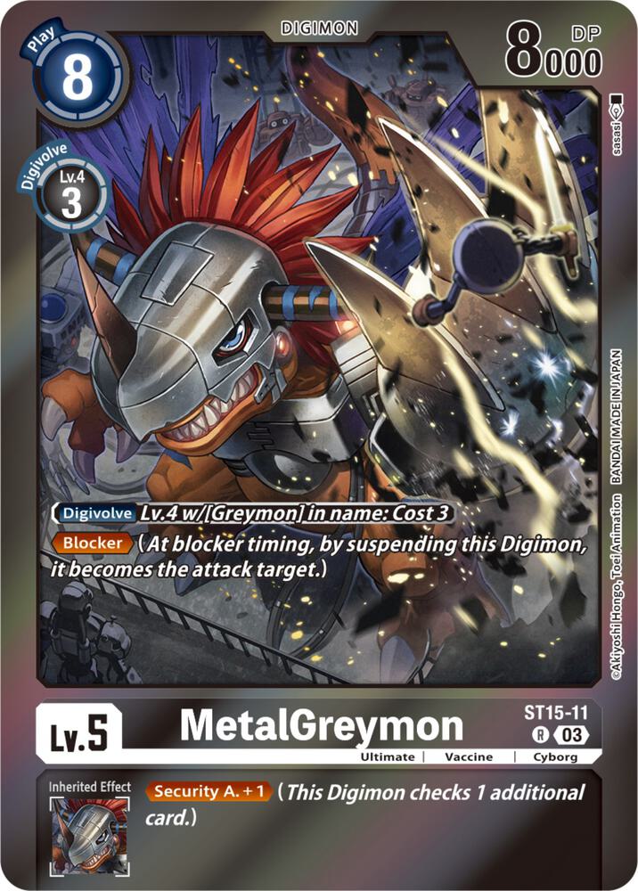MetalGreymon (Gift Box 2023)-Starter Deck 15: Dragon of Courage-Promo-Foil