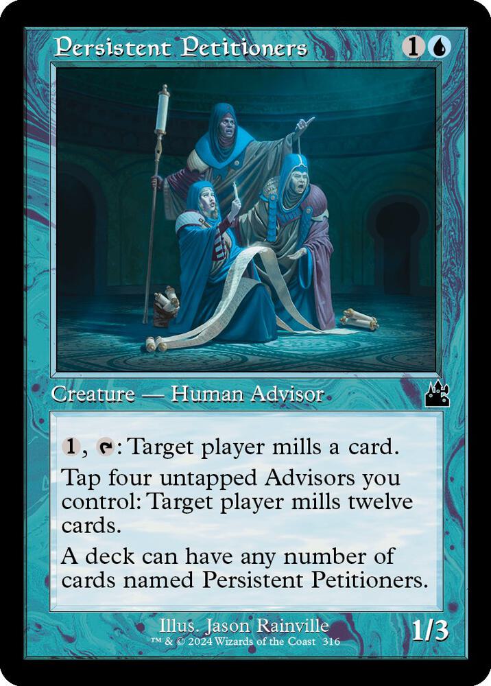 Persistent Petitioners (Retro Frame)-Ravnica Remastered-C-Normal