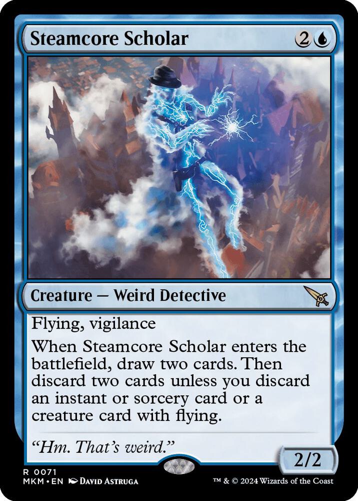 Steamcore Scholar-Murders at Karlov Manor-R-Normal