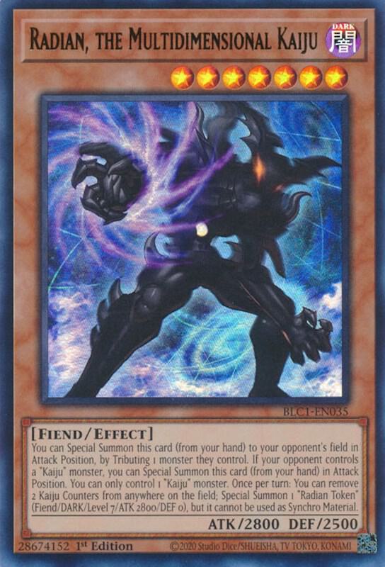 Radian, the Multidimensional Kaiju-Battles of Legend: Chapter 1-Ultra Rare-1st Edition