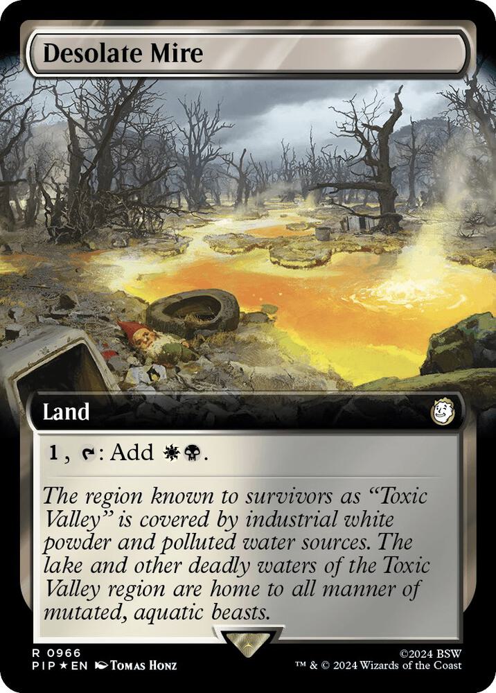 Desolate Mire (Extended Art) (Surge Foil)-Universes Beyond: Fallout-R-Foil