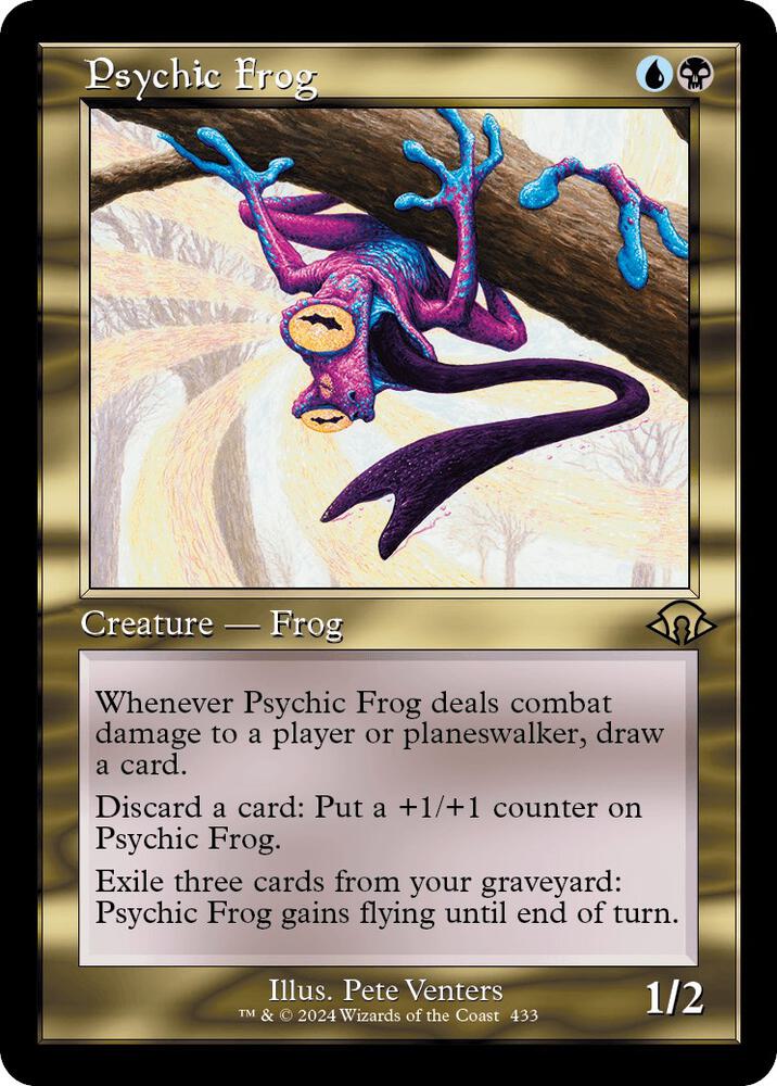 Psychic Frog (Retro Frame)-Modern Horizons 3-R-Normal