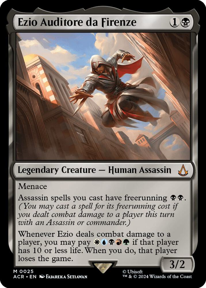 Ezio Auditore da Firenze-Universes Beyond: Assassin's Creed-M-Foil