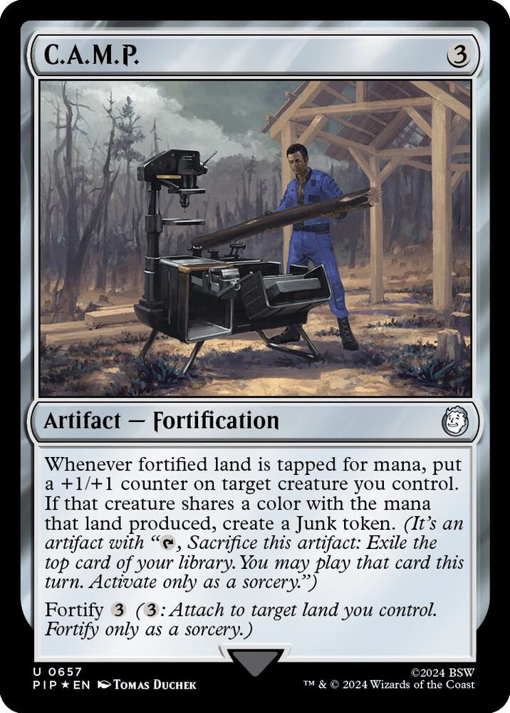 C.A.M.P. (Surge Foil)-Universes Beyond: Fallout-U-Foil