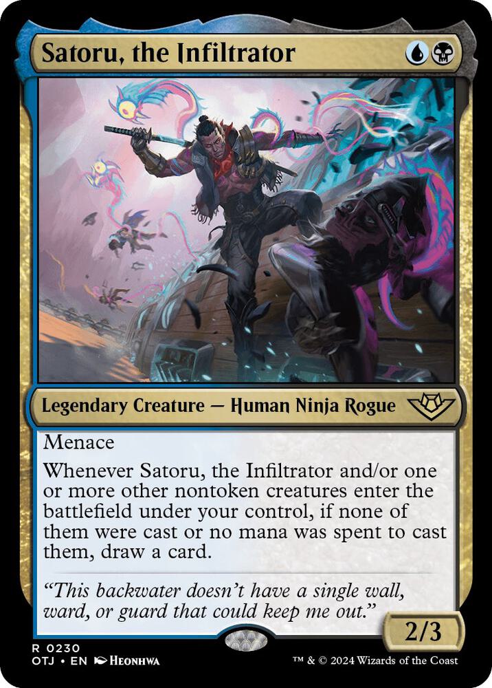 Satoru, the Infiltrator-Outlaws of Thunder Junction-R-Normal