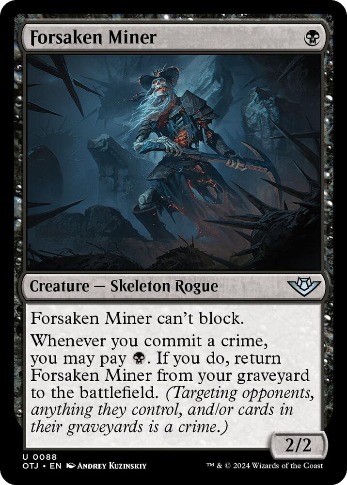 Forsaken Miner-Outlaws of Thunder Junction-U-Normal