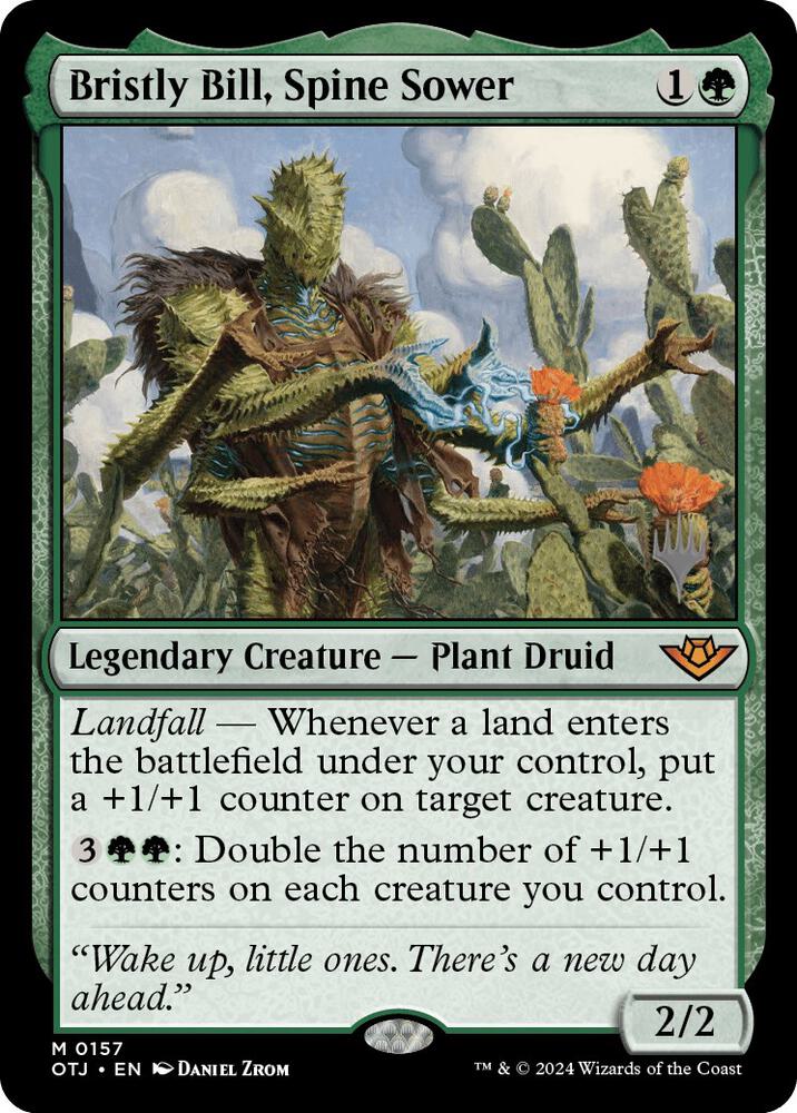 Bristly Bill, Spine Sower-Promo Pack: Outlaws of Thunder Junction-M-Normal