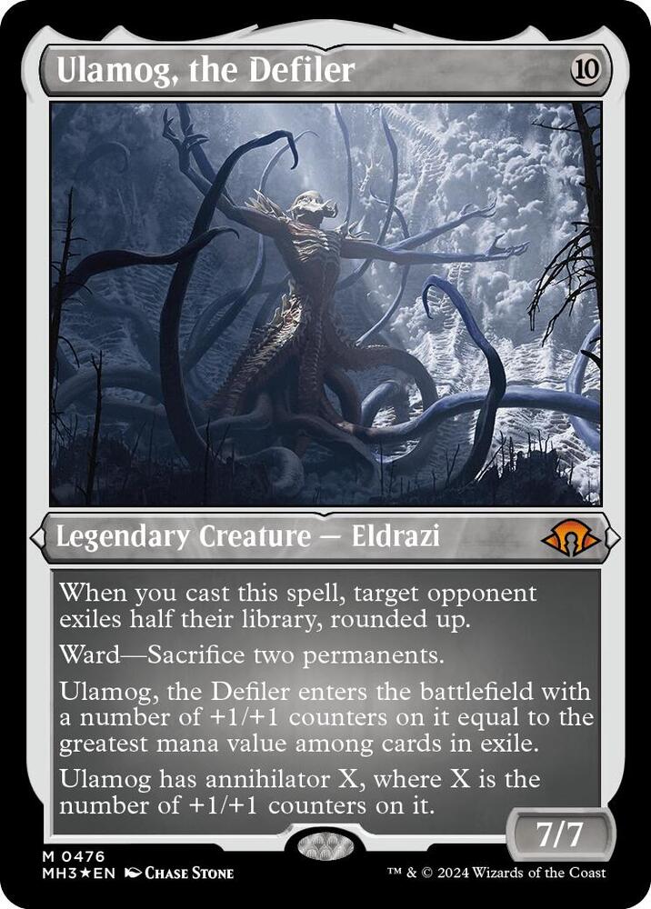 Ulamog, the Defiler (Foil Etched)-Modern Horizons 3-M-Foil