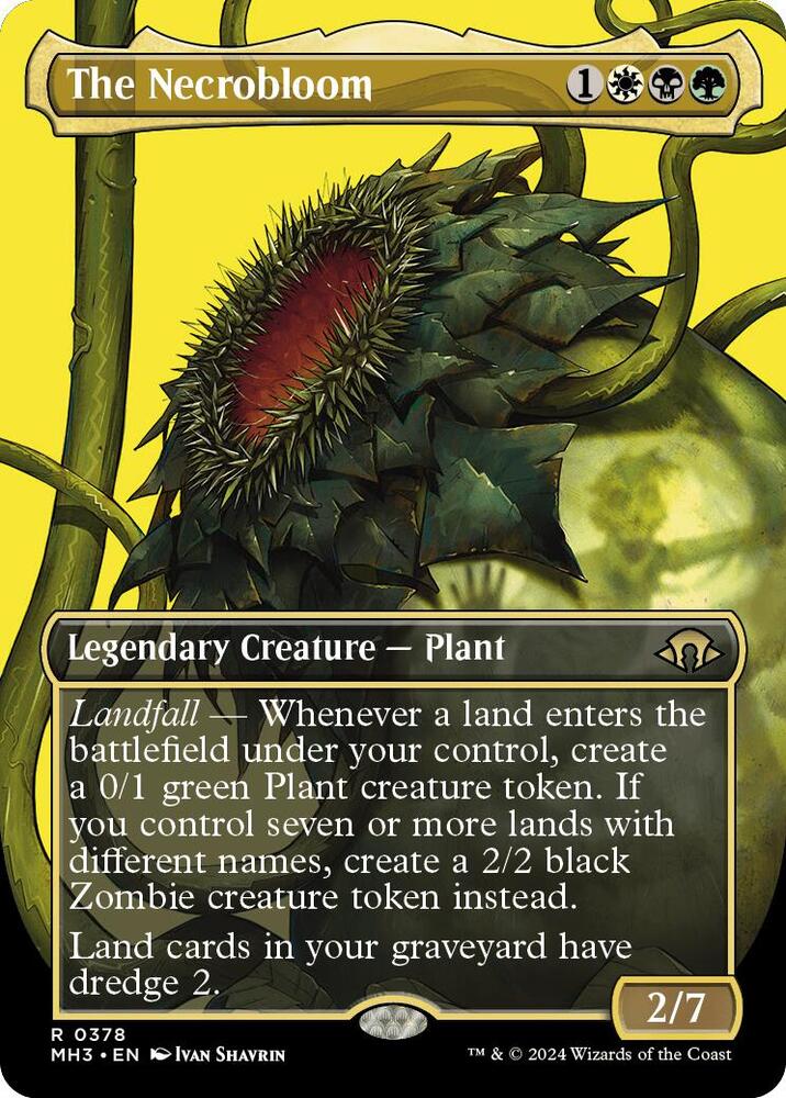 The Necrobloom (Borderless)-Modern Horizons 3-R-Normal