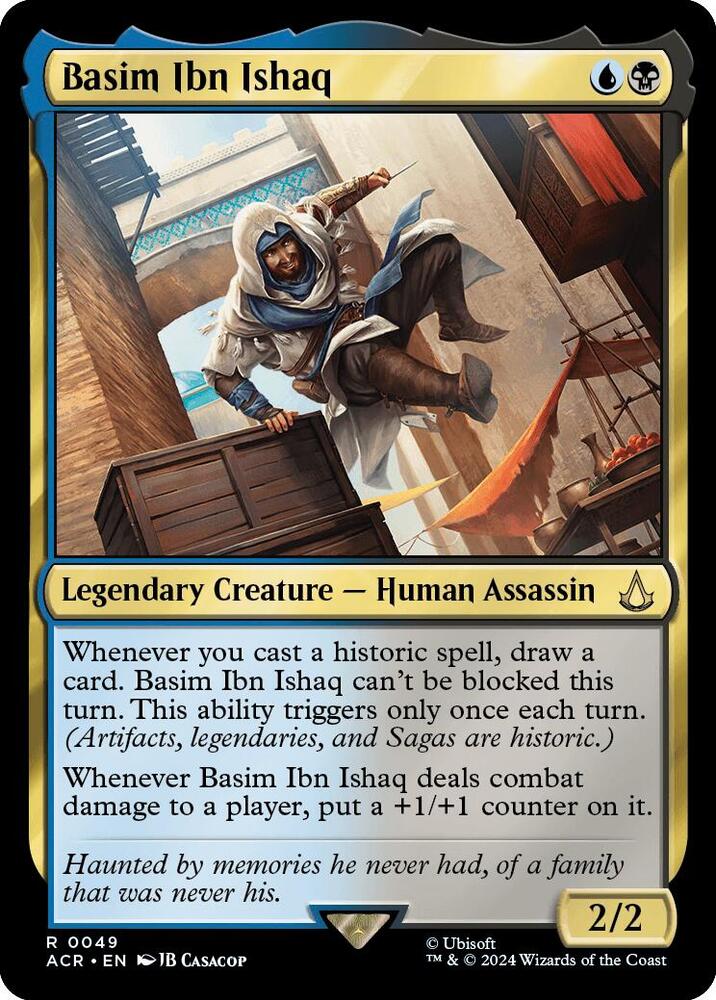 Basim Ibn Ishaq-Universes Beyond: Assassin's Creed-R-Foil