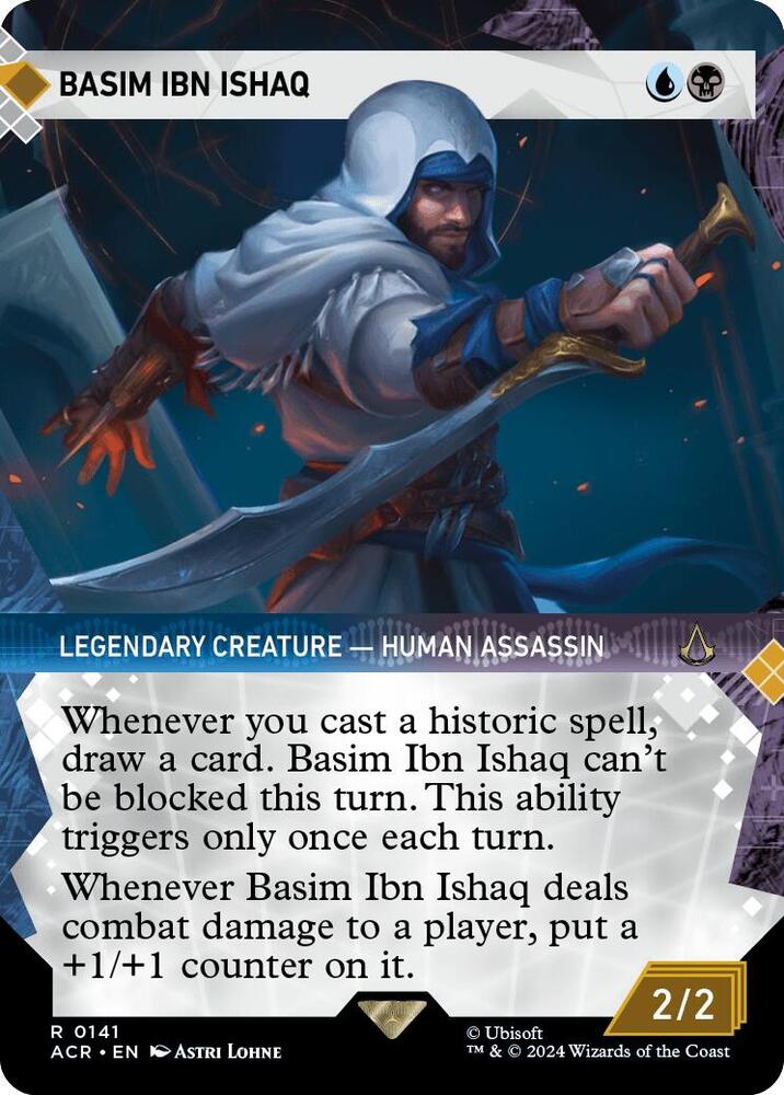 Basim Ibn Ishaq (Showcase)-Universes Beyond: Assassin's Creed-R-Normal