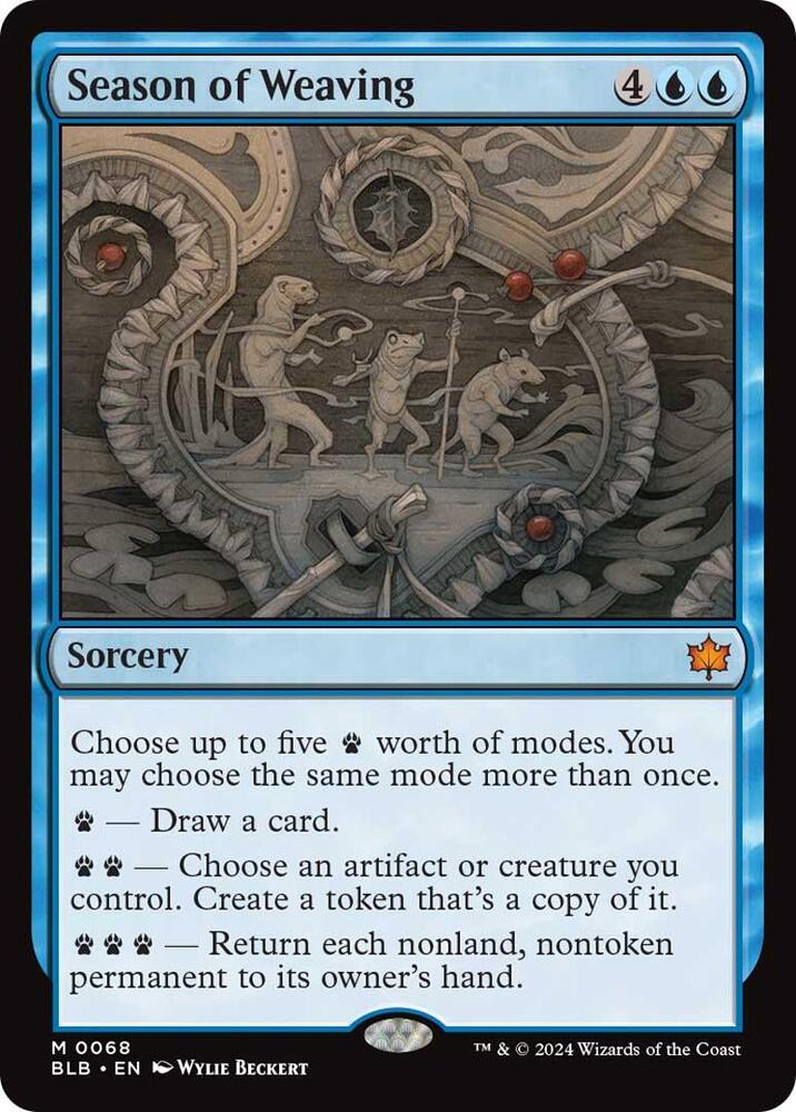 Season of Weaving-Bloomburrow-M-Normal