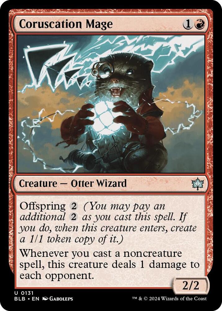 Coruscation Mage-Bloomburrow-U-Normal