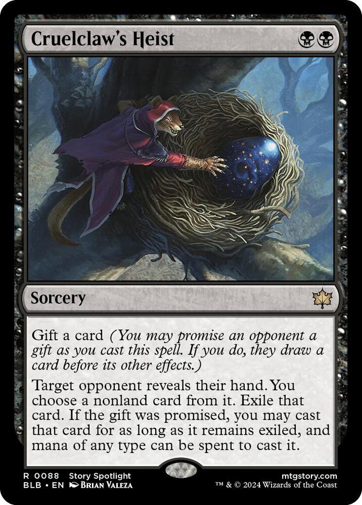 Cruelclaw's Heist-Bloomburrow-R-Normal