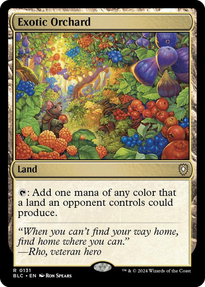 Exotic Orchard-Commander: Bloomburrow-R-Normal