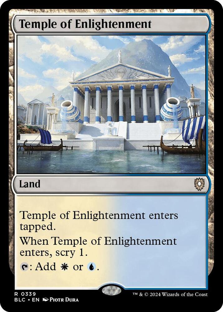 Temple of Enlightenment-Commander: Bloomburrow-R-Normal